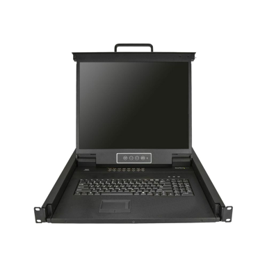 STARTECH Rack konzola RKCONS1916K, 19", 1280 x 1024, 1U, crna